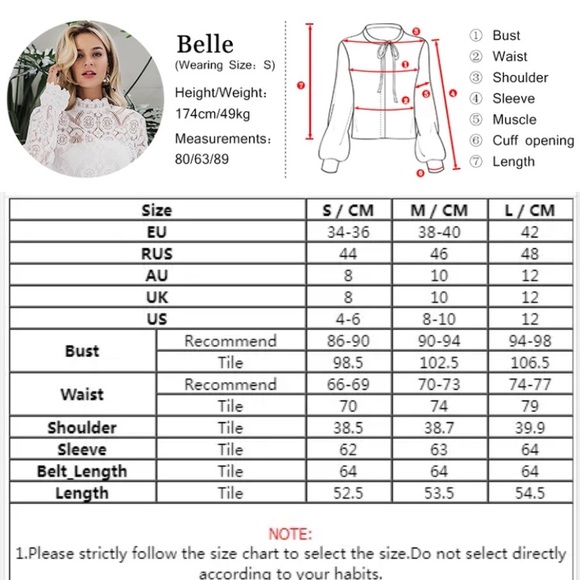 🔹Last 1🔹 Chic Blouse w/ Tie - Picture 8 of 8